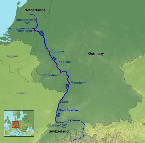 Map: Picturesque Solo Rhine Tour (Indus)