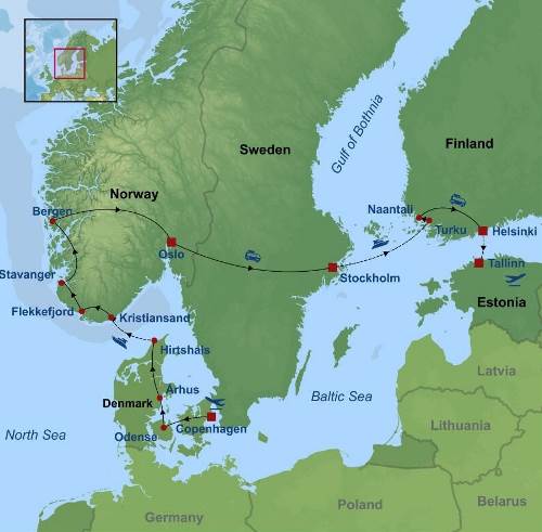 Map: Absolute Scandinavia and the Baltics (Indus)