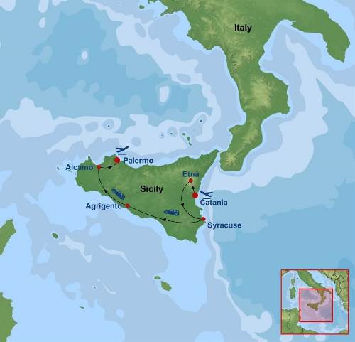 Map: Flavours of Sicily (Indus)