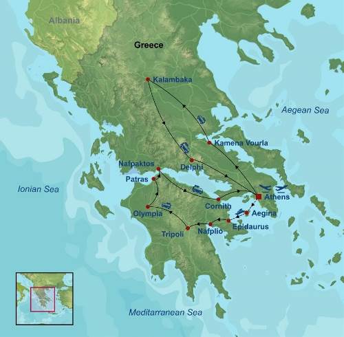 Map: Greece Discovery (Indus)