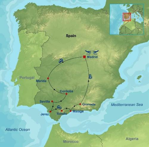 Map: Amazing Spain (Indus)
