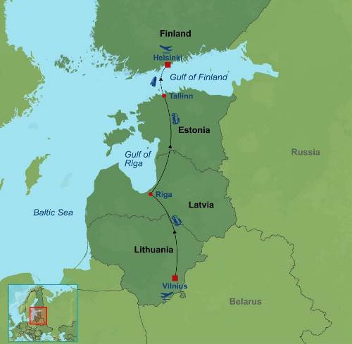 Map: Best of the Baltics (Indus)