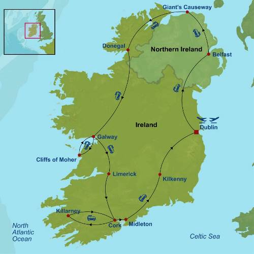 Map: Explore Ireland (Indus)