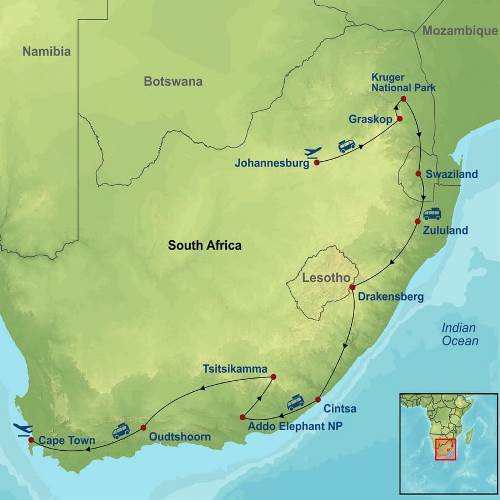 Map: South African Explorer (Indus)