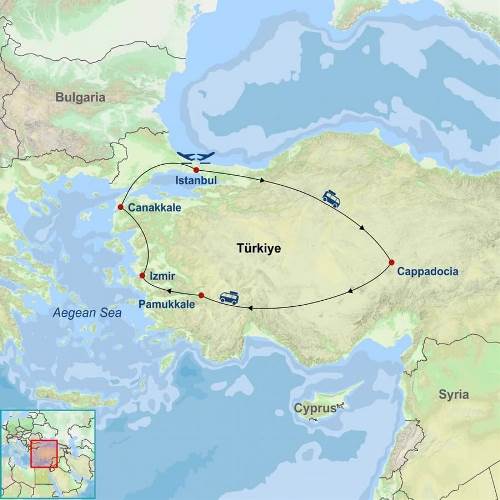 Map: Classical Türkiye (Indus)