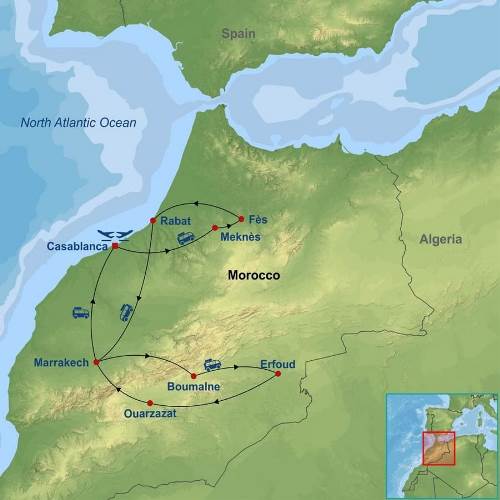 Map: Discovery of Morocco (Indus)