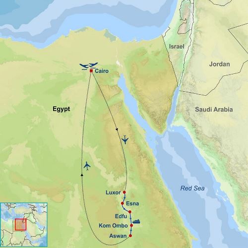 Map: Splendors of Egypt (Indus)