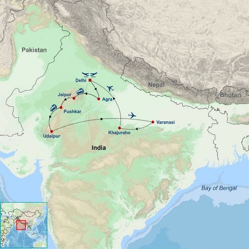 Map: Fascinating India (Indus)