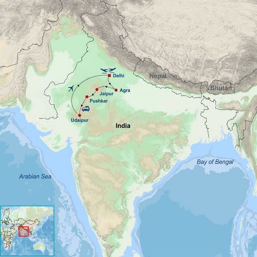Map: Majestic India (Indus)