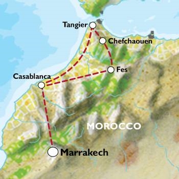 MARRAKECH to MARRAKECH (10 days) Northern Highligh (Oasis)
