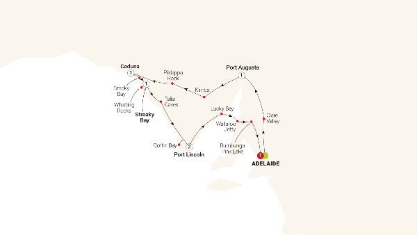 Map: South Australian Eyre Peninsula Escape (AATKings)