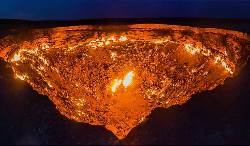 City: Darvaza Gas Crater